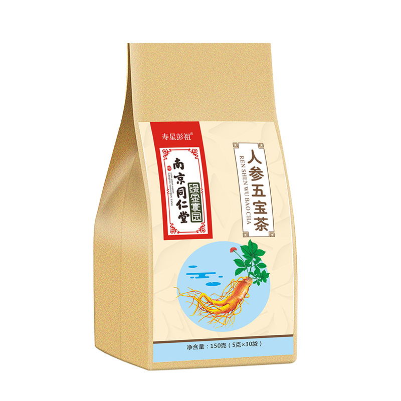 南京同仁堂 人参五宝茶 150g(5g*30袋)
