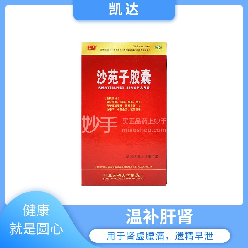 知福 沙苑子胶囊 0.38g×12粒